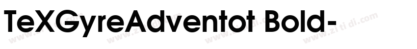 TeXGyreAdventot Bold字体转换